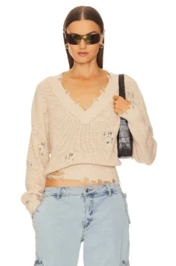 Syd Sweater White -Fashion Clothing SERR WK43 V1