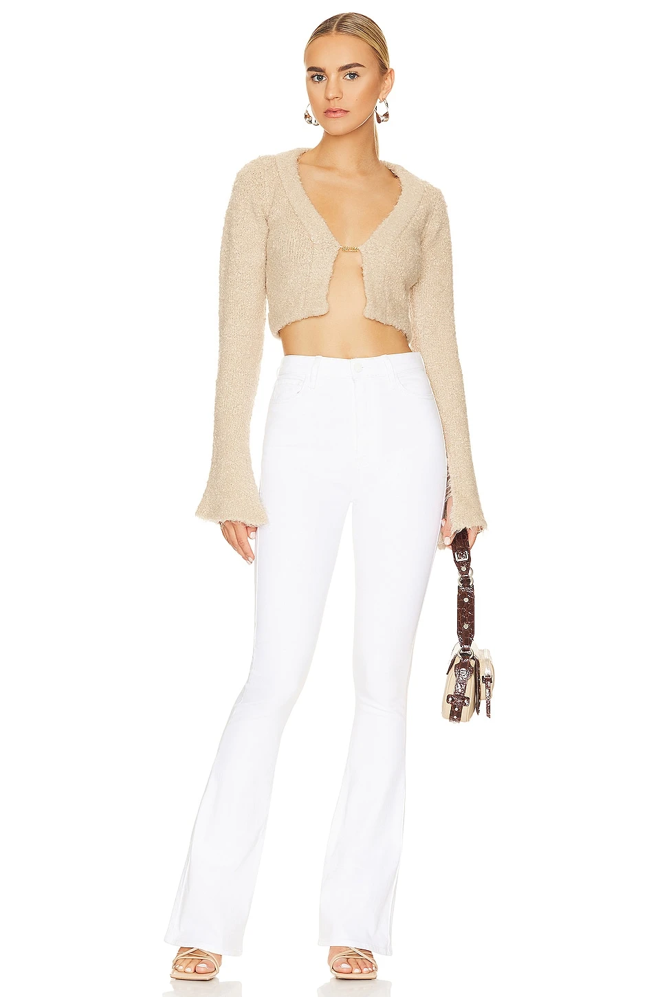 7 For All Mankind Ultra High Rise Skinny Boot Clean White 4 7 For All Mankind Ultra High Rise Skinny Boot Clean White - Image 4