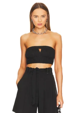 Shona Joy Sara Strapless Bustier Black