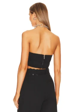 Shona Joy Sara Strapless Bustier Black 6 Shona Joy Sara Strapless Bustier Black -Fashion Clothing SHON WS55 V3