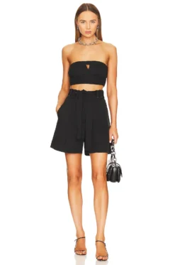 Shona Joy Sara Strapless Bustier Black 7 Shona Joy Sara Strapless Bustier Black -Fashion Clothing SHON WS55 V4