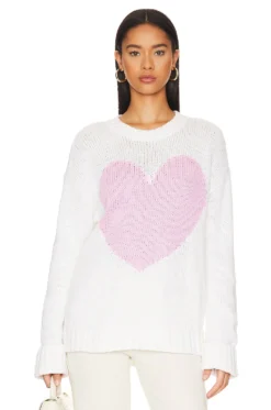 Show Me Your Mumu Sweetheart Sweater Pink Heart