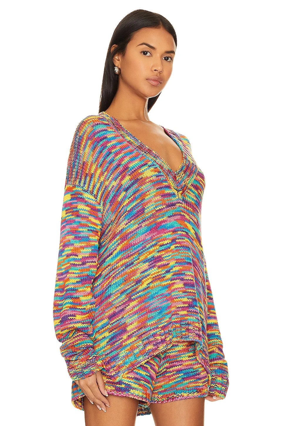 Show Me Your Mumu Gilligan Sweater Colorful Space Dye Knit 2 Show Me Your Mumu Gilligan Sweater Colorful Space Dye Knit - Image 2