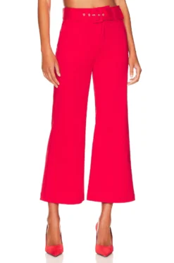 Show Me Your Mumu Dj Cropped Pants Red