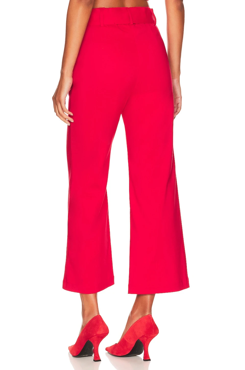 Show Me Your Mumu Dj Cropped Pants Red 3 Show Me Your Mumu Dj Cropped Pants Red - Image 3