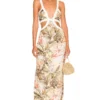 Magda Dress Painted Floral Print