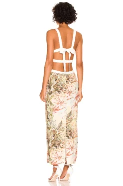 Magda Dress Painted Floral Print -Fashion Clothing SIGR WD70 V3