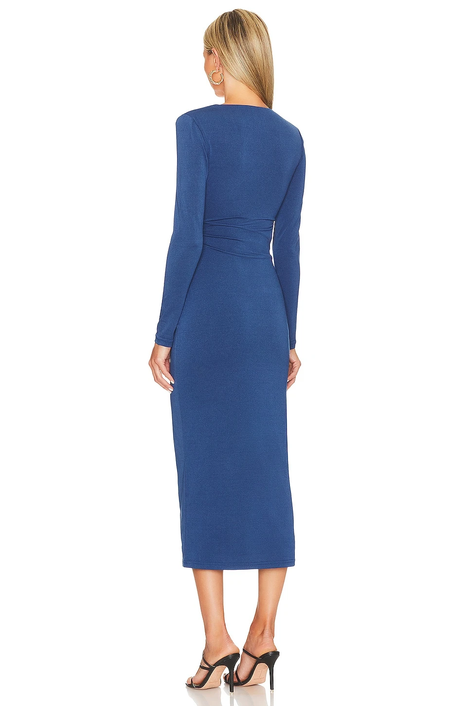 Audrey Midi Dress Indigo 4 Audrey Midi Dress Indigo - Image 4