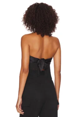 X REVOLVE Janis Fringe Top Black 6 X REVOLVE Janis Fringe Top Black -Fashion Clothing SILR WS31 V3