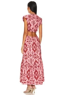 Steve Madden Got Your Batik Dress Burnt Umber 5 Steve Madden Got Your Batik Dress Burnt Umber -Fashion Clothing SMAD WD114 V3