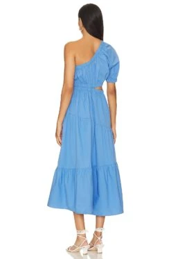 Steve Madden Leena Maxi Dress Ultramarine Indigo 7 Steve Madden Leena Maxi Dress Ultramarine Indigo -Fashion Clothing SMAD WD117 V3