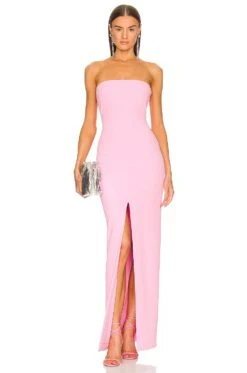 Bysha Maxi Dress Bubblegum 11 Bysha Maxi Dress Bubblegum -Fashion Clothing SOLA WD186 V1 1