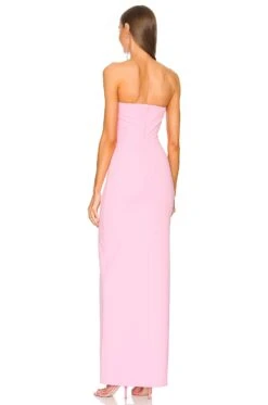 Bysha Maxi Dress Bubblegum 8 Bysha Maxi Dress Bubblegum -Fashion Clothing SOLA WD186 V3