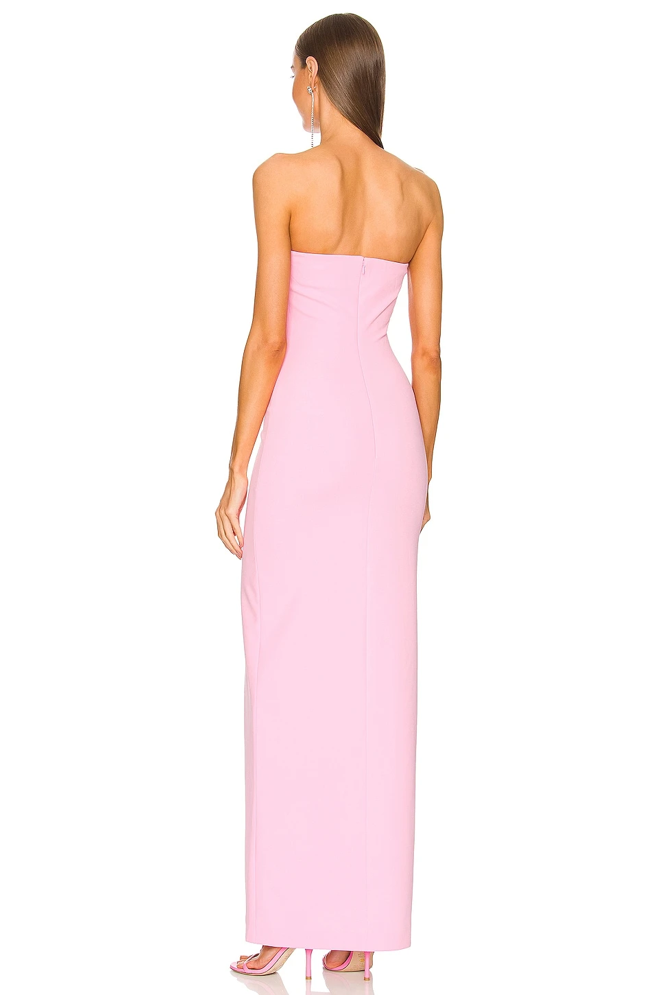 Bysha Maxi Dress Bubblegum 3 Bysha Maxi Dress Bubblegum - Image 3