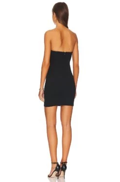 Fallon Mini Dress Black 5 Fallon Mini Dress Black -Fashion Clothing SOLA WD195 V3