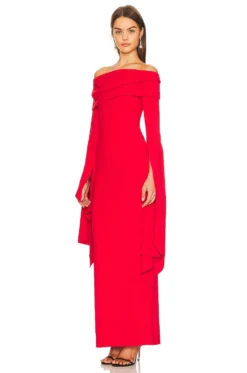 Arden Maxi Dress Red -Fashion Clothing SOLA WD216 V3