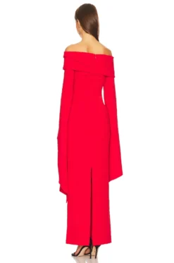 Arden Maxi Dress Red -Fashion Clothing SOLA WD216 V4