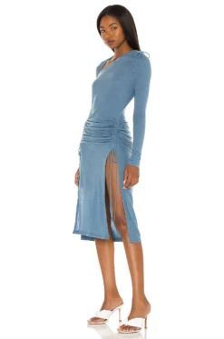 Song Of Style Xale Midi Dress Blue -Fashion Clothing SOSR WD168 V3