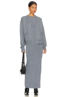 Song Of Style Sammie Cardigan Charcoal Grey 9 Song Of Style Sammie Cardigan Charcoal Grey -Fashion Clothing SOSR WK75 V5