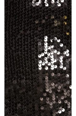 Jessie Sequin Mini Dress Black -Fashion Clothing SPDW WD1769 V4