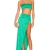 Karolyna Maxi Skirt Set Teal