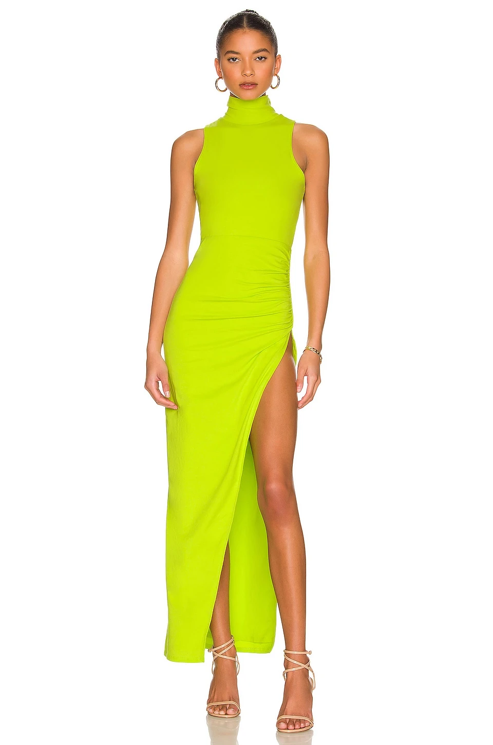 Janet Slit Midi Dress Red 6 Janet Slit Midi Dress Red - Image 6