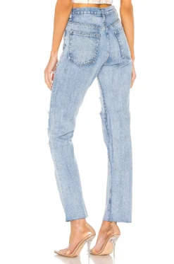 Ramona Straight Jean Light Wash -Fashion Clothing SPDW WJ22 V3
