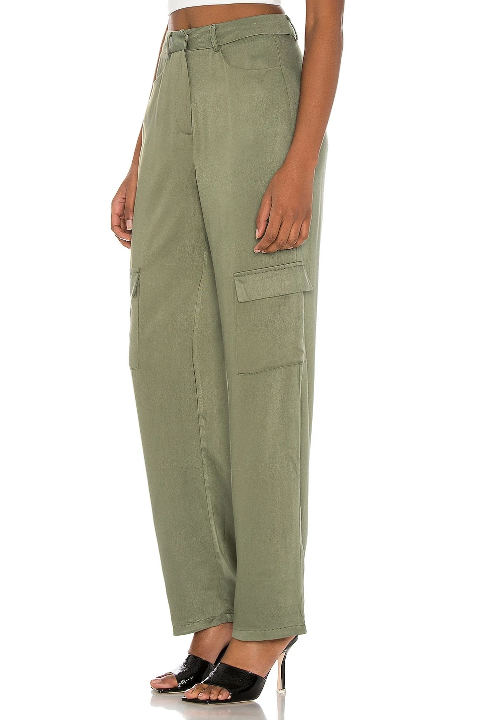Mae Cargo Pant Olive 2 Mae Cargo Pant Olive - Image 2