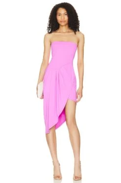 Tube Twist Dress Snapdragon