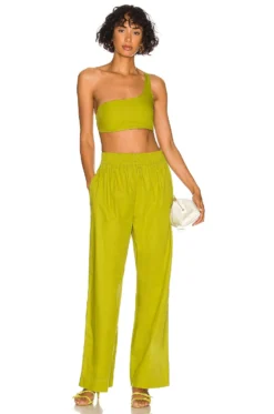 Straight Leg Trouser Agave -Fashion Clothing SWFR WP12 V4