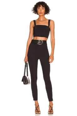 THEORY Seamed Legging Black -Fashion Clothing THEO WP259 V4