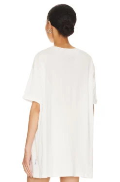 American Beer Wolf Oversized Tee White -Fashion Clothing TLAU WS291 V3