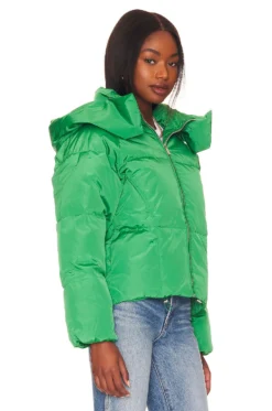 X Cartia Mallan Puffer Jacket Green -Fashion Clothing TOAR WO29 V3