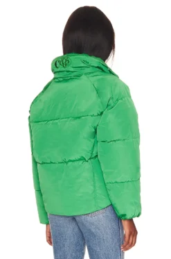 X Cartia Mallan Puffer Jacket Green -Fashion Clothing TOAR WO29 V5