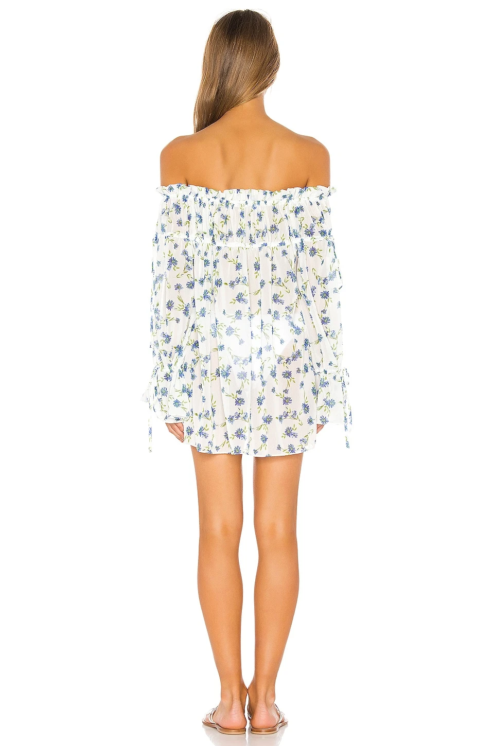 Brogan Mini Dress Forget Me Not Floral 3 Brogan Mini Dress Forget Me Not Floral - Image 3