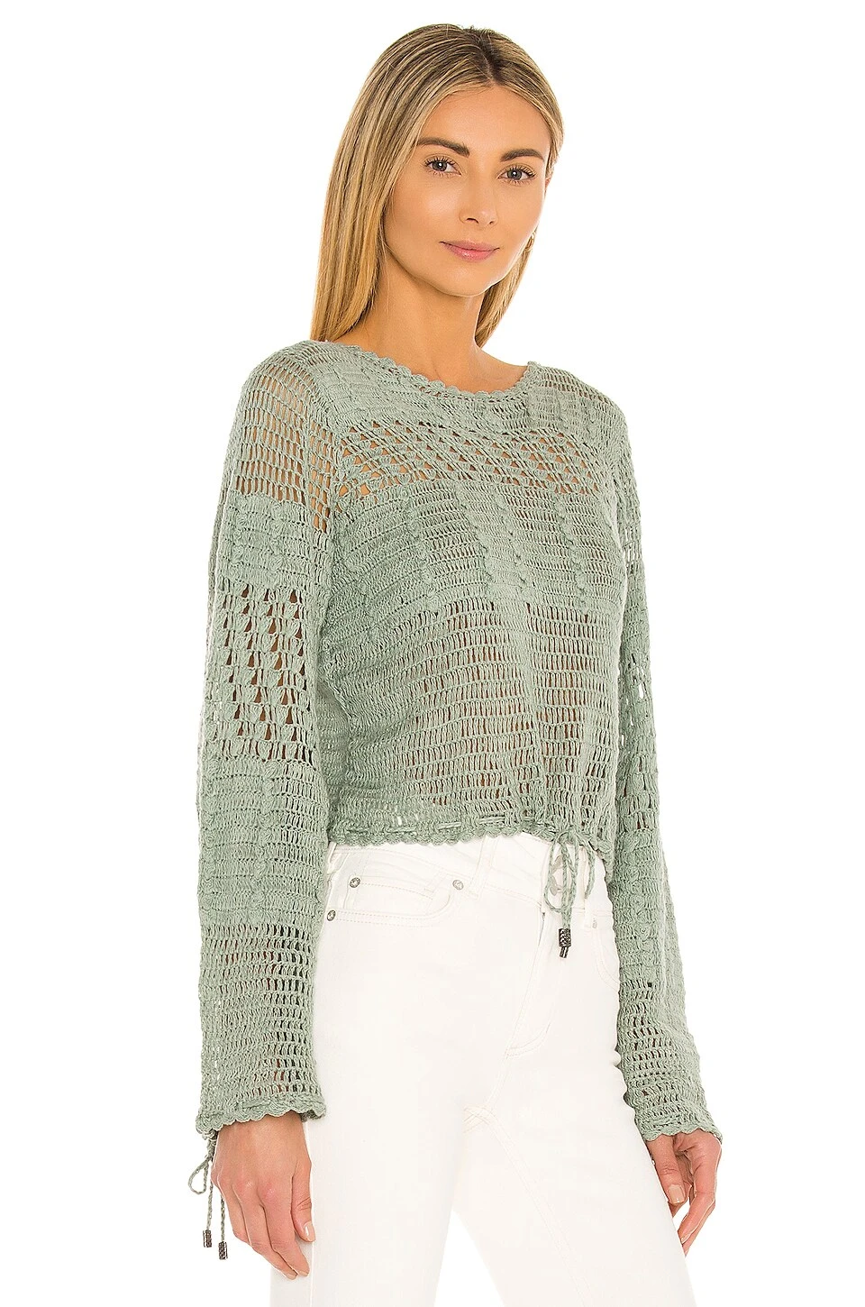 Willow Pullover Sage Green 2 Willow Pullover Sage Green - Image 2