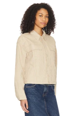 Nora Jacket Almond Stripe 7 Nora Jacket Almond Stripe -Fashion Clothing TULA WO220 V3