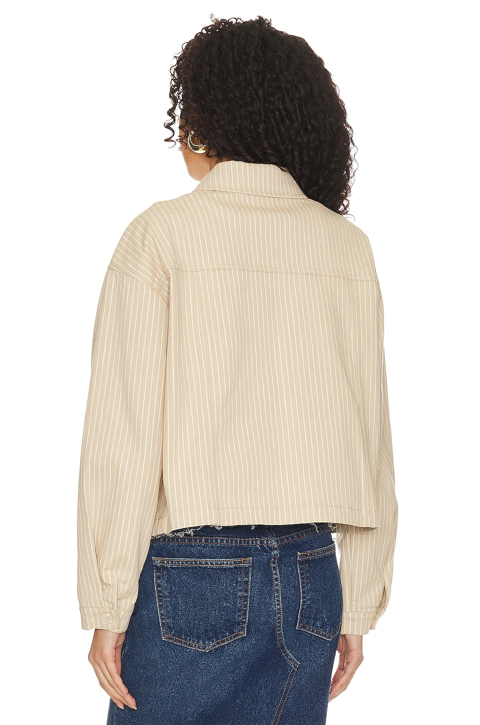 Nora Jacket Almond Stripe 4 Nora Jacket Almond Stripe - Image 4