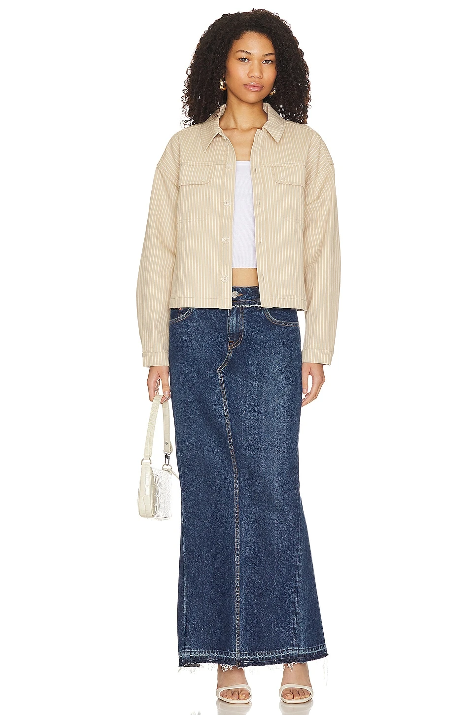 Nora Jacket Almond Stripe 5 Nora Jacket Almond Stripe - Image 5