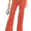 Hayden Crochet Pant Blood Orange