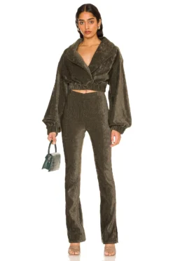 Valerie Pant Olive Green -Fashion Clothing TULA WP220 V4