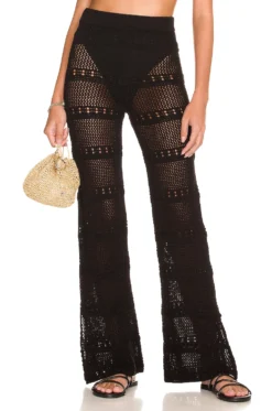 Hayden Crochet Pant Blood Orange 13 Hayden Crochet Pant Blood Orange -Fashion Clothing TULA WP228 V1