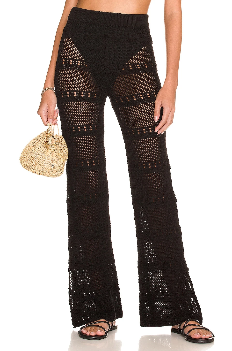 Hayden Crochet Pant Blood Orange 7 Hayden Crochet Pant Blood Orange - Image 7