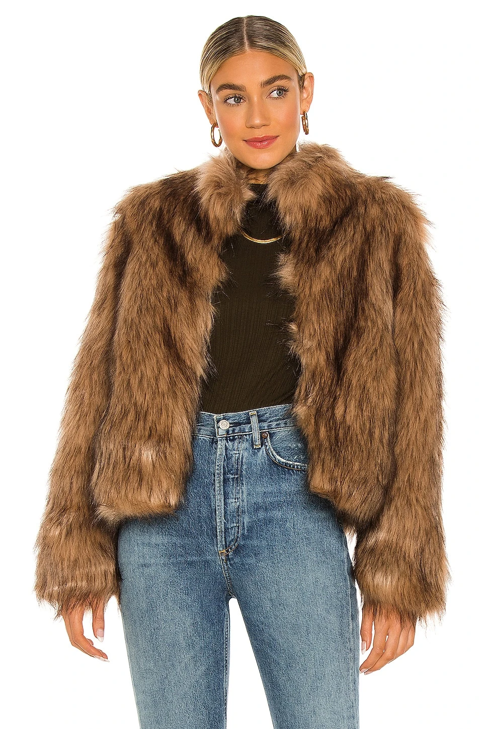 Unreal Faux Fur Delish Jacket Mocha 1 Unreal Faux Fur Delish Jacket Mocha