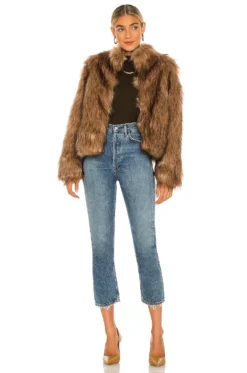 Unreal Faux Fur Delish Jacket Mocha 9 Unreal Faux Fur Delish Jacket Mocha -Fashion Clothing UNRE WO58 V5