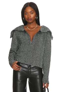 Varley Elise Half Zip Jacket Black