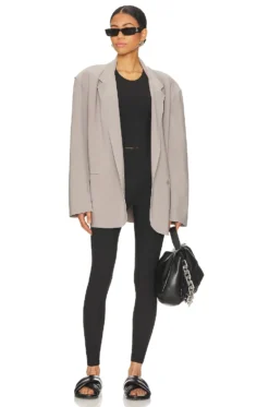 Varley Rib High Legging Black -Fashion Clothing VARR WP127 V4