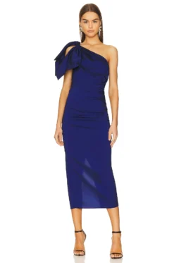 Veronica Beard Belis Dress Sapphire 7 Veronica Beard Belis Dress Sapphire -Fashion Clothing VBRD WD93 V4