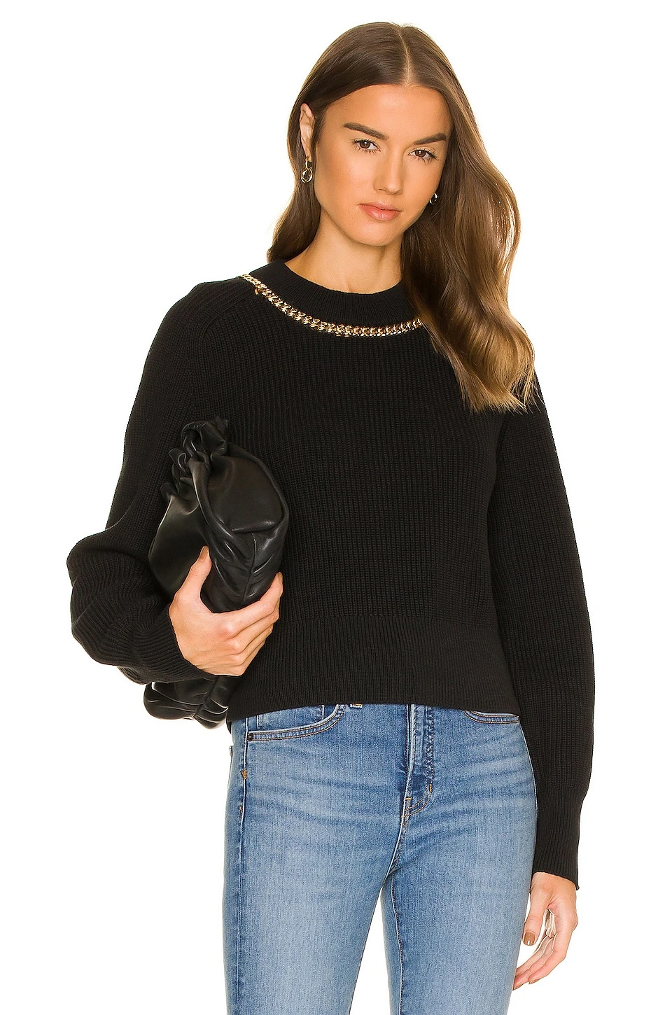 Veronica Beard Wara Pullover Black 1 Veronica Beard Wara Pullover Black