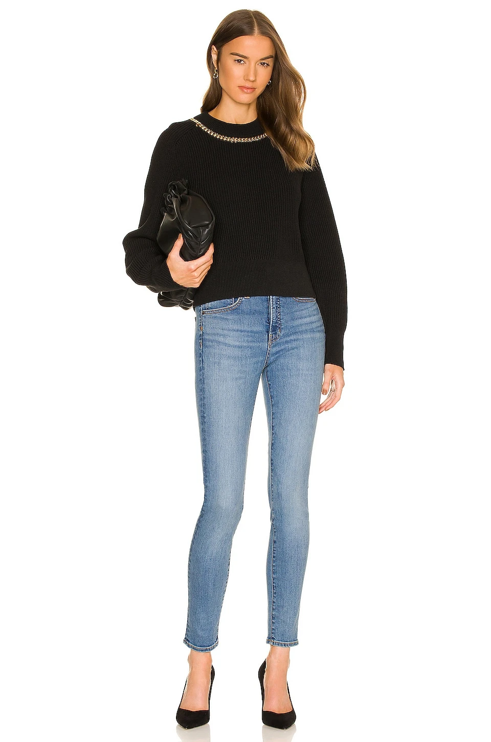 Veronica Beard Wara Pullover Black 4 Veronica Beard Wara Pullover Black - Image 4